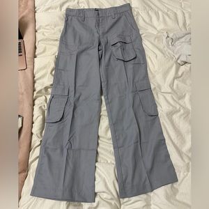 Princess Polly Grey/Purple Trousers (Motel brand)